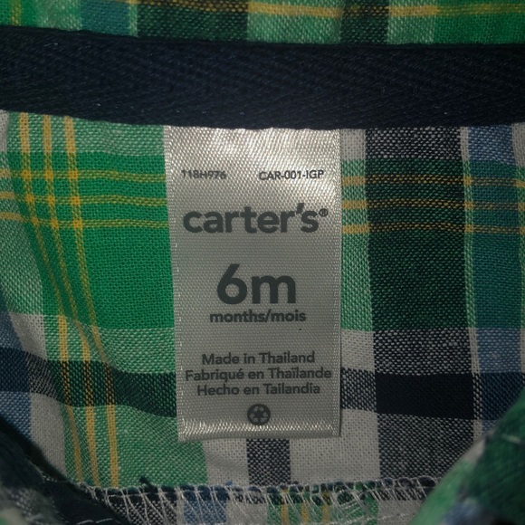 6mo new Carter’s lil boy 1 piece set - Picture 2 of 2